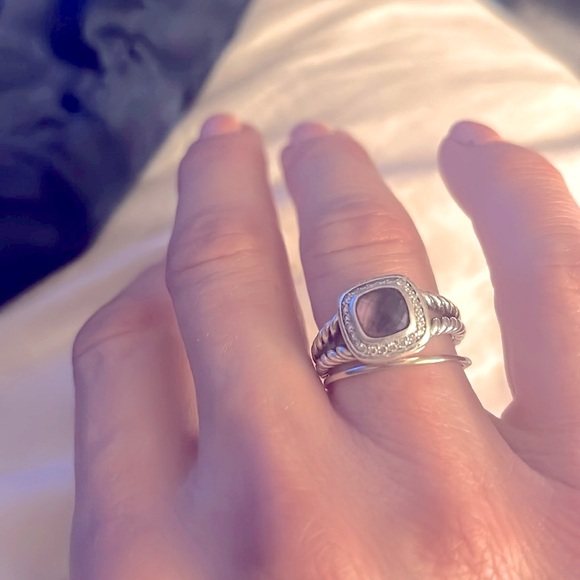❤️sale❤️ DAVID YURMAN/ PETITE ALBION WITH AMETHYST/ 7.5❤️ - Picture 4 of 13